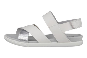 Ecco Samara White/Pure Silver Womens #color_white-multi-metallics